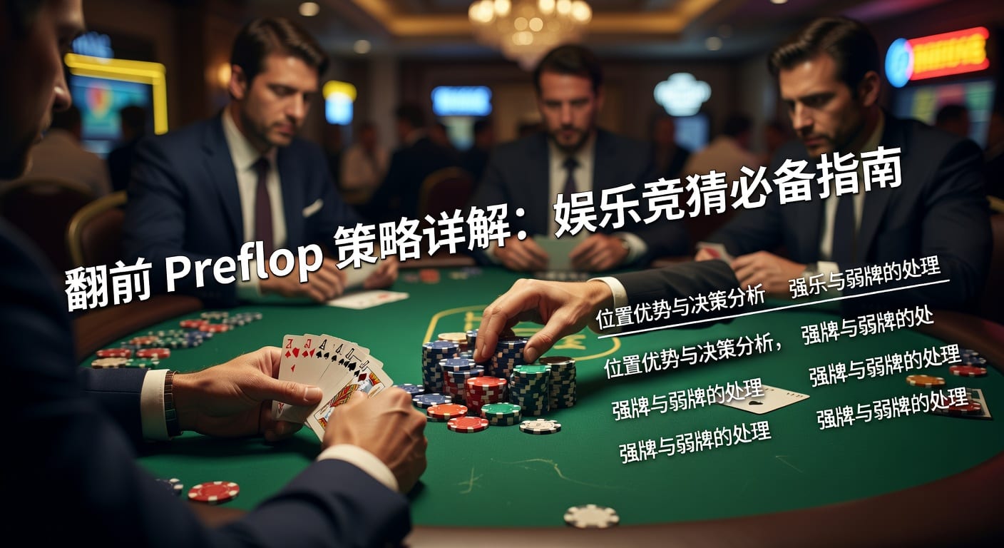 翻前 preflop 实战解析：开局范围与下注逻辑