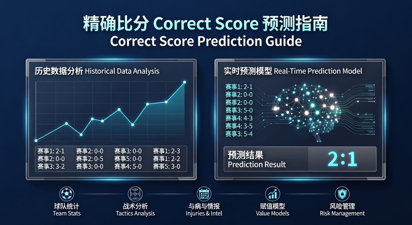 精确比分 correct score 赛前分析与投注技巧